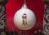 Sprocker Red & White Ceramic Bauble